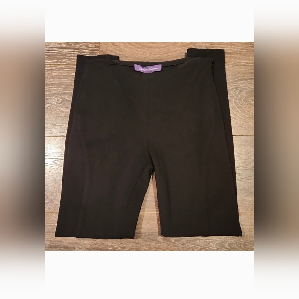 ❤️ RALPH LAUREN PURPLE LABEL PONTE MID RISE BLACK SKINNY LEGGING PANTS, 4 (27) - Picture 16 of 16